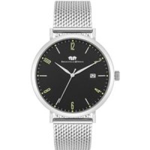 Rhodenwald & Söhne Mens Male Stainless-steel Watch 42 mm – Silver Stainless Metal (archived) – One Dimension