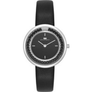 Rhodenwald & Söhne Womens Female Genuine leather Watch 32,0 mm – Silver Stainless Steel (archived) – One Size
