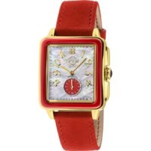 Gv2 Womens Bari Purple Tooth 9261 Swiss Quartz Diamond Italian Purple Suede Leather-based Watch – One Dimension