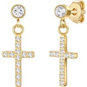 Eastside Womens Feminine Chrome steel Earring – Gold – One Dimension