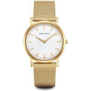 Eastside Womens Feminine Quartz Yellow Gold Stainless Metal Watch Steel Composite – One Measurement