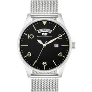 Rhodenwald & Söhne Mens Stainless steel Watch – Silver Stainless Steel (archived) – One Size