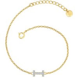 Glanzstücke München Womens Feminine Sterling Silver Bracelet – Gold – One Dimension