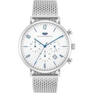Rhodenwald & Söhne Mens Stainless-steel Watch – Silver Stainless Metal (archived) – One Dimension