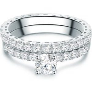 Tresor 1934 Womens Trilani Feminine Sterling Silver Ring – Dimension R