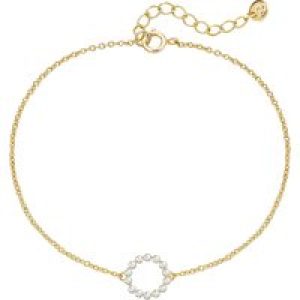 Glanzstücke München Womens Female Sterling Silver Bracelet – Gold – One Size