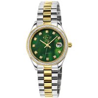 Gv2 WoMens Turin Diamond Two Toned IPYG Stainless Metal Watch Two - Silver & Gold - One Dimension - Image 2