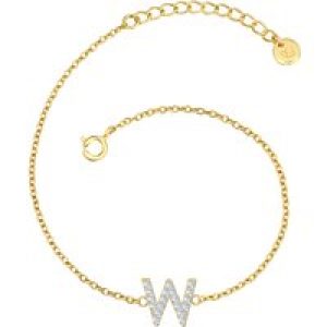Glanzstücke München Womens Feminine Sterling Silver Bracelet – Gold – One Dimension