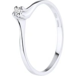 Diadema Womens – Ring – Diamonds – White Gold – Measurement S