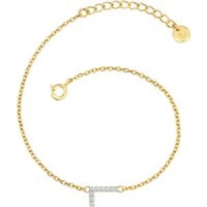 Glanzstücke München Womens Feminine Sterling Silver Bracelet – Gold – One Dimension