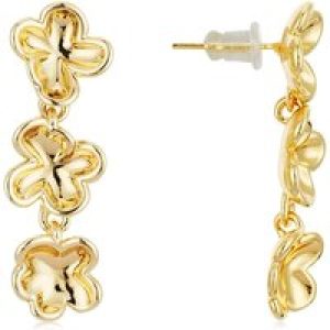August Woods Gold Bloom Triple Drop Earrings – Gold