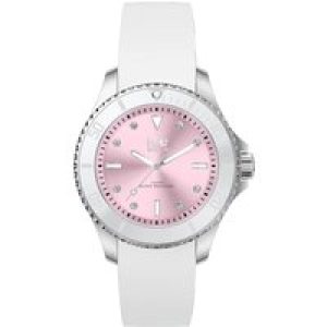 Ice-Watch Ice Watch Ice Metal – White Pastel Red WoMens 020366 Silicone – One Measurement