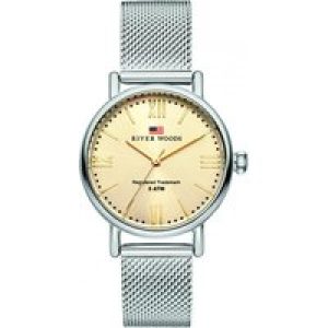 River Woods Wisconsin WoMens Silver Watch RW340035 Stainless Steel – One Size