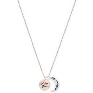 Karma Blended Steel To The Moon Necklace