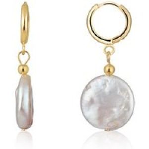 August Woods Gold Freshwater Pearl Drop Earrings – Gold