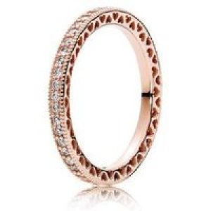 Pandora Rose Gold Hearts of Pandora Ring – 52
