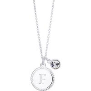 Karma Silver Letter Coin Necklace – Letter B