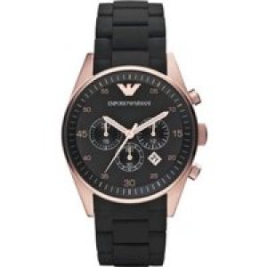 Emporio Armani Mens’ Chronograph Watch AR5905 – Rose Gold Metal – One Size