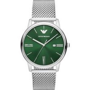 Emporio Armani Minimalist Mens Silver Watch AR11578 Stainless Steel (archived) – One Size