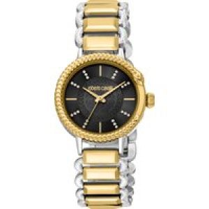 Roberto Cavalli RC5L020M0095 Womens Quartz Black Stainless Steel 5 ATM 30 mm – One Size