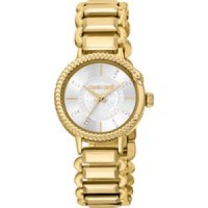 Roberto Cavalli RC5L020M0055 Womens Quartz Stainless Steel Silver 5 ATM 30 mm Watch – Gold – One Size