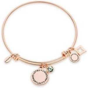Karma August Birthstone Rose Gold Bangle