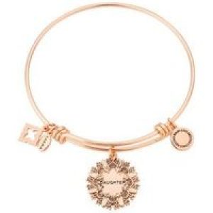 Karma Rose Gold Daughter Flower Bangle – One Dimension