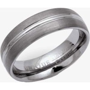Unique Mens Tungsten Carbide 7mm Polished and Brushed Ring TUR-9-66