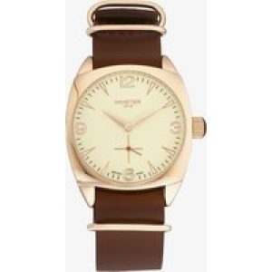 Minster 1949 Mens Burlington Brown Leather Strap Watch MN04CRRG10
