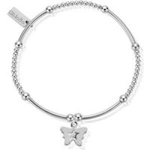 ChloBo Silver Lovely Mini Butterfly Bracelet – Silver