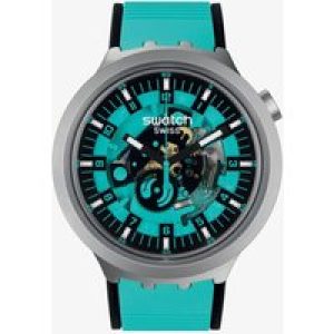 Swatch Mens Mint Trim Turquoise Watch SB07S111