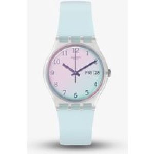 Swatch Ultraciel Blue Rubber Strap Watch GE713