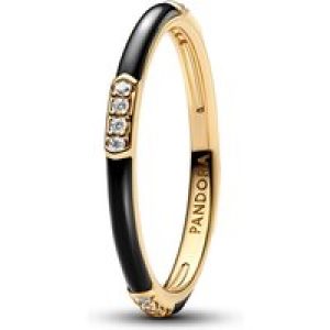 Pandora Black Tooth & Stones Ring – 52