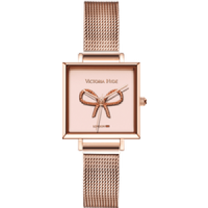 Victoria Hyde London Womens Watch Maida Vale Bow Edged, rosegold – Rose Gold Stainless Steel – One Size