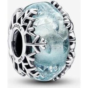 Pandora Winter Blue Snowflake Murano Charm