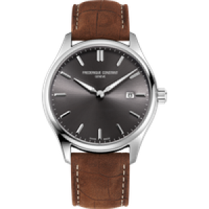 Frederique Constant Frédérique Classics Mens Brown Watch FC-220DGS5B6 Leather (archived) – One Size
