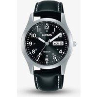 Lorus Mens Black Strap Watch RXN79DX9 - Image 2