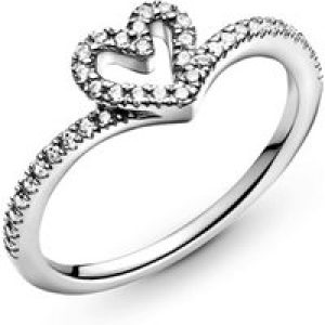 Pandora Glowing Wishbone Center Ring – 60