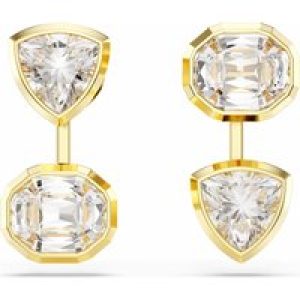 Swarovski Imber Asymmetrical Combined Minimize Gold Tone Plated Drop Earrings 5705461