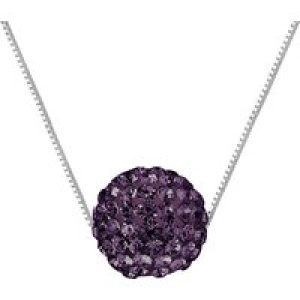 Diadema Womens – Necklace – Crystal – Love Jewelry Collection – Burgundy – One Size