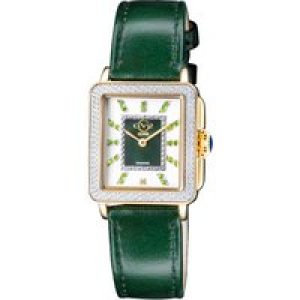 Gv2 Womens Padova Gemstone watch – Inexperienced Leather-based – One Measurement
