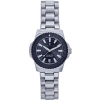 Nautis Mens Cortez Computerized Bracelet Watch w/Date - Silver Stainless Metal - One Measurement - Image 2