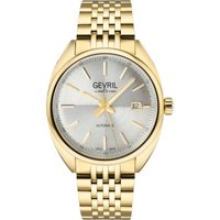 Gevril 5 Issues Mens 48704 Swiss Made Automated Sellita SW200 Yellow Gold Stainless Metal Luminous Date Watch - One Measurement - Image 2