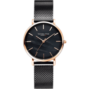 Victoria Hyde London Unisex Watch Seven Sisters, rosegold – Black & Rose Gold Stainless Steel – One Size