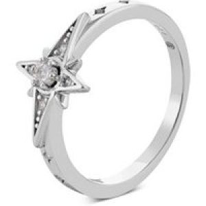 Argento Silver Nighttime Big name Ring – Ring Measurement 56 Silver