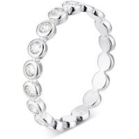 Argento Silver Crystal Circle Ring - 50 - Image 2