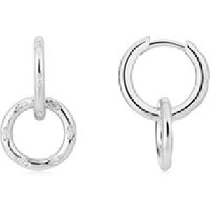 Argento Silver Galaxy Celebrity Hoop Earrings – Silver