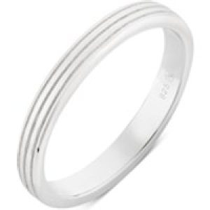 Argento Silver Easy Ridge Ring – Ring Measurement 64 Silver