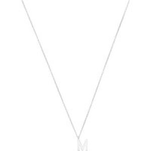 Argento Silver Letter Preliminary Necklace – Letter M