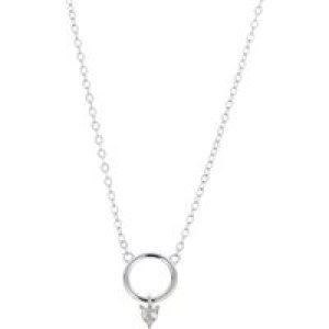 Argento Silver Delicacy Crystal Appeal Necklace – Silver
